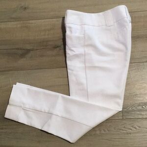 New York & Company 7th Avenue Design Studio White Cuffed Capris Size 2